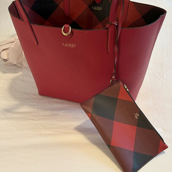 NWT Red Ralph Lauren big tote - Picture 3 of 7